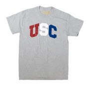 USC Trojans Oxford Arch Red White Blue Lettered T-Shirt